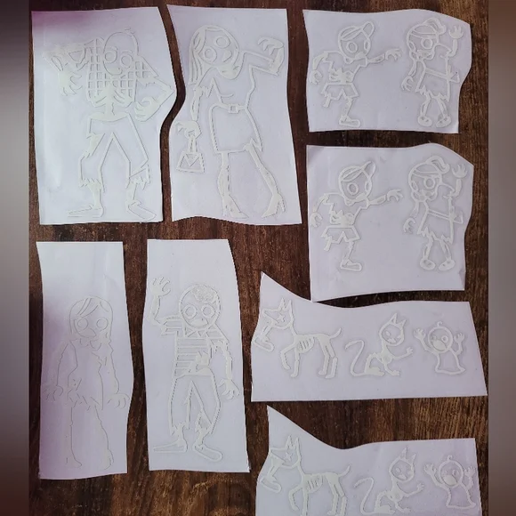 🧟♂️ 🧟♀️ Zombie Sticker Family! - Picture 1 of 14
